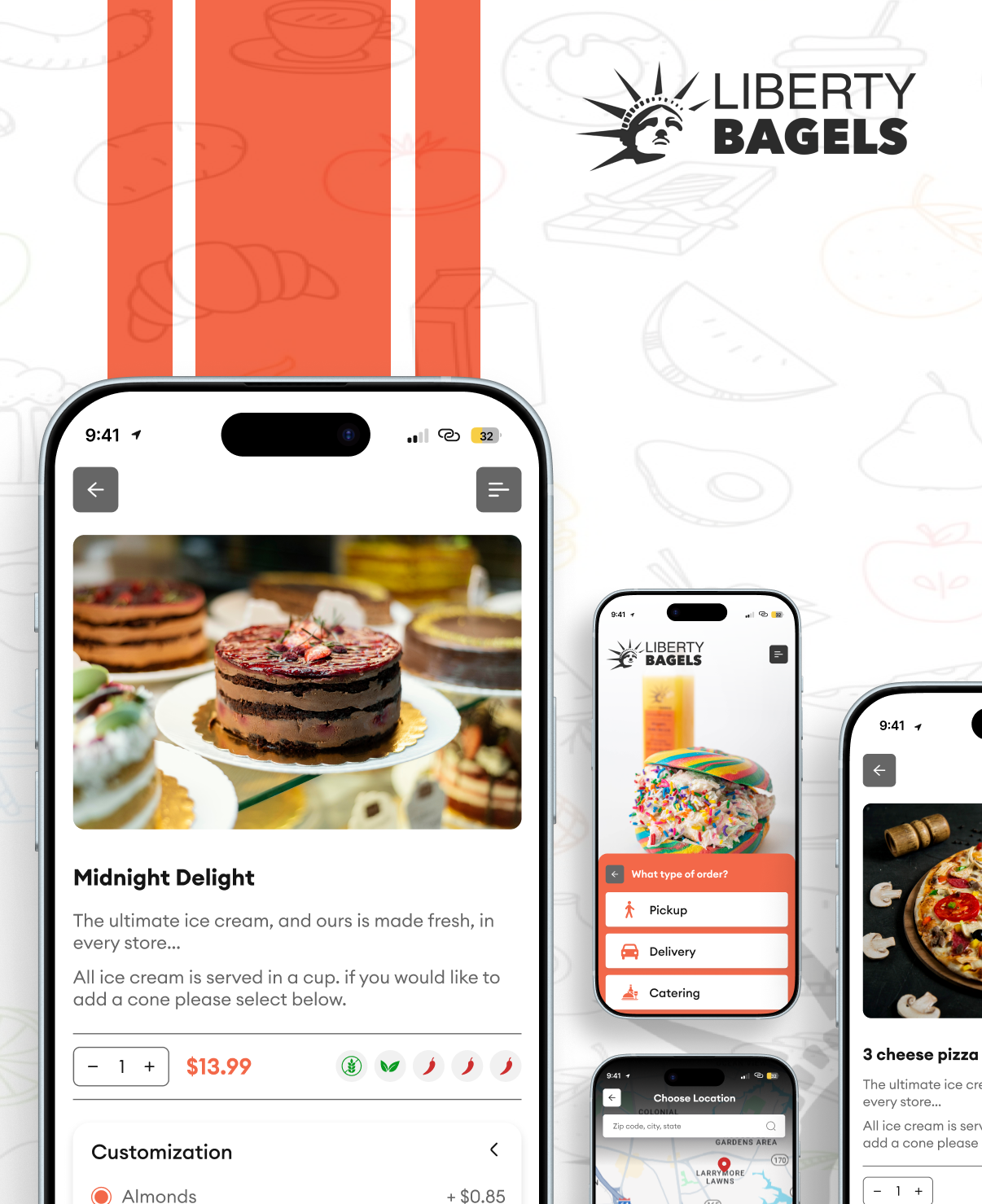 Liberty Bagels — Food & Beverage project by Craxinno Technologies